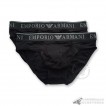 Quần lót nam Emporio Armani Endurance Stretch Cotton Brief 2-pack Black